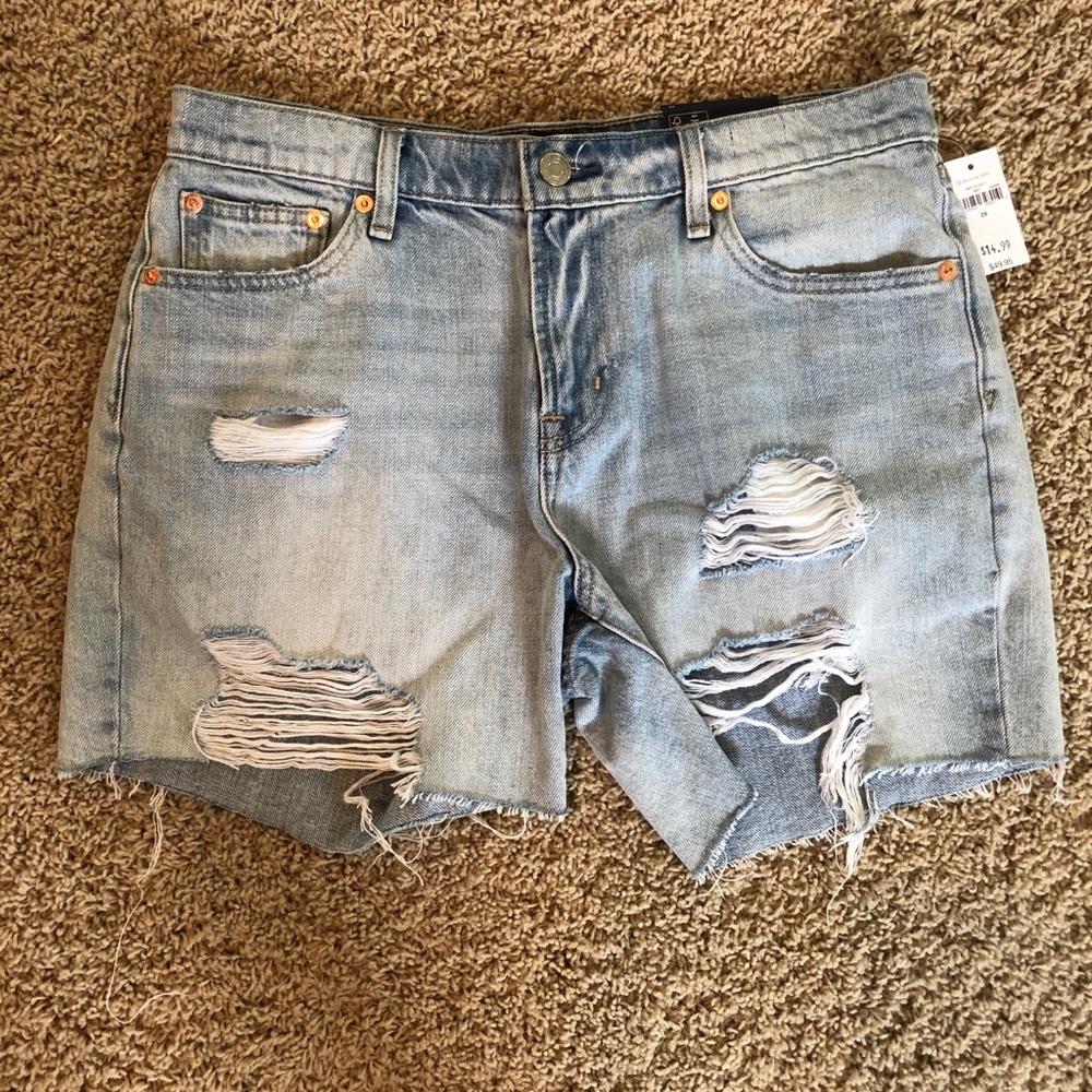 GAP distressed denim shorts